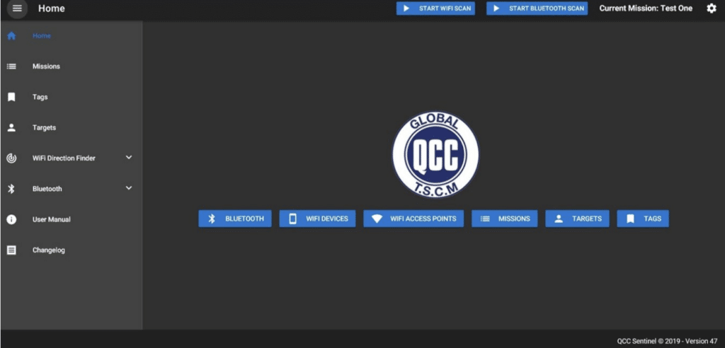 QCC Sentinel Wi-fi & Bluetooth Detection