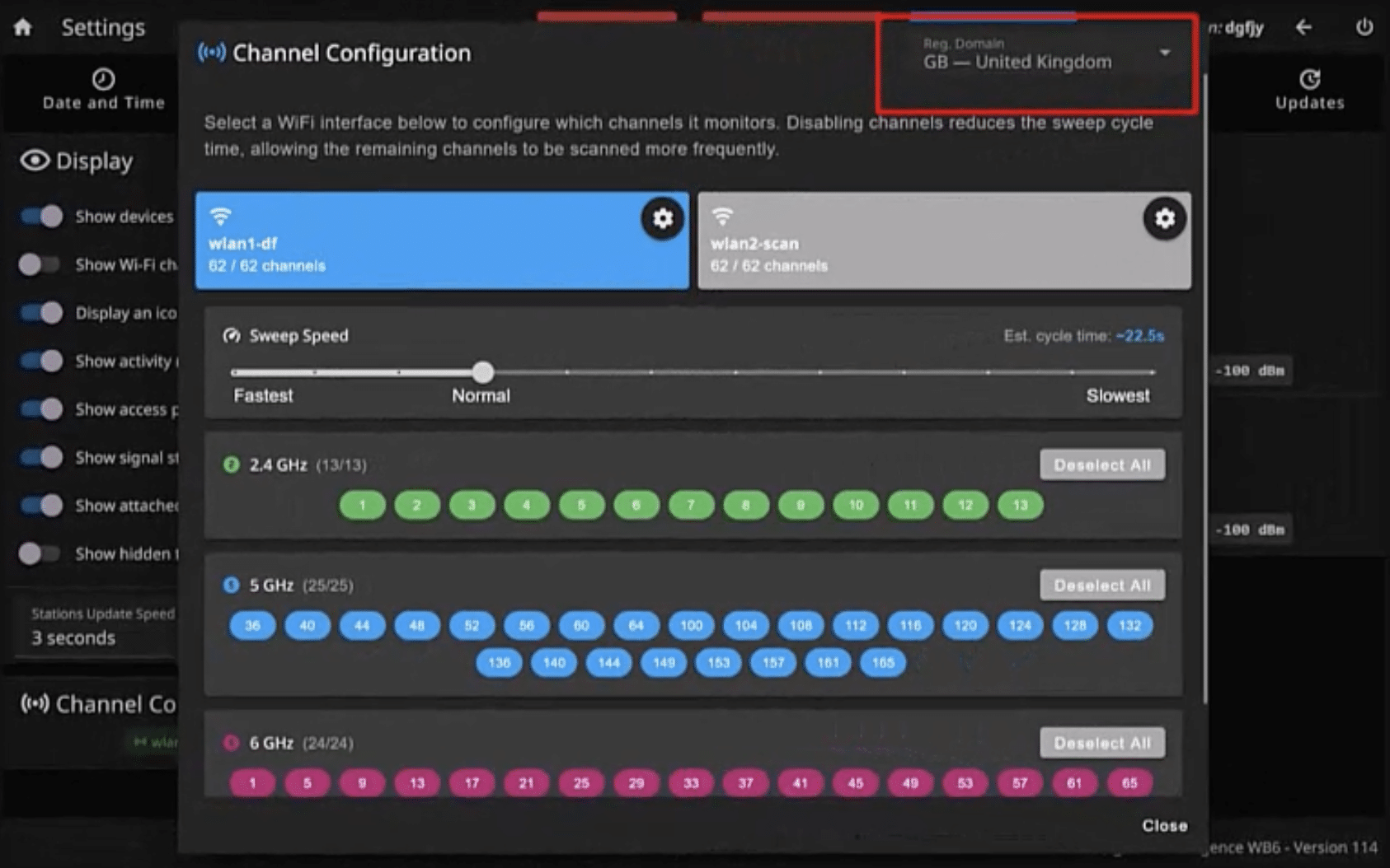 QCC Sentinel V3 Increased Channel Analysis