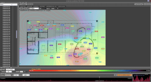 Kestrel TSCM Professional Software Geo Location Heat Mapping.