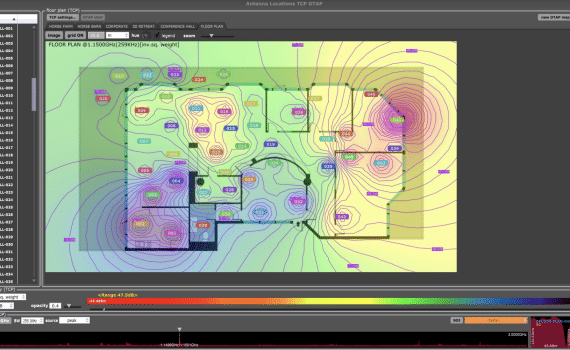 Kestrel TSCM Professional Software Geo Location Heat Mapping.
