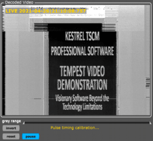 Kestrel TSCM Software Tempest Evaluation