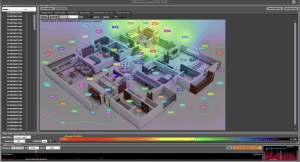 Kestrel TSCM Professional Software Geo Location Heat Mapping.