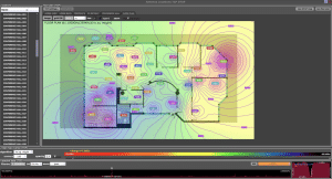 Kestrel TSCM Professional Software Geo Location Heat Mapping.