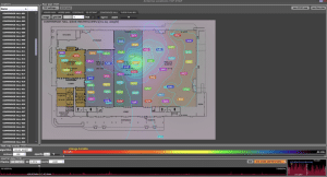 Kestrel TSCM Professional Software Geo Location Heat Mapping.